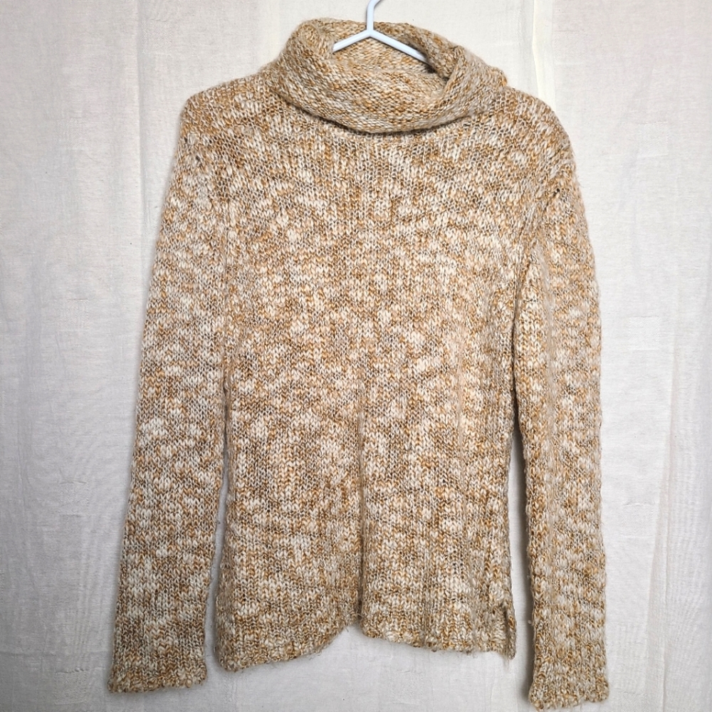Coco Y Club Women's Wool Blend Cowl Neck Casual Winter Knit Sweater